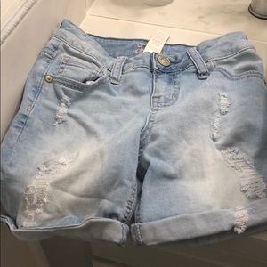 Kids jean shorts